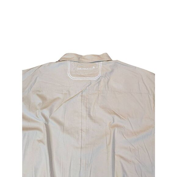 Davoucci vintage designer button down shirt. Size 3X good condition. - Picture 13 of 16